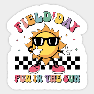 Retro Field Day Fun In the Sun, Retro School Game Day, Field Day Teacher Sticker